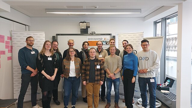 Gruppenfoto Teilnehmende des User Testings